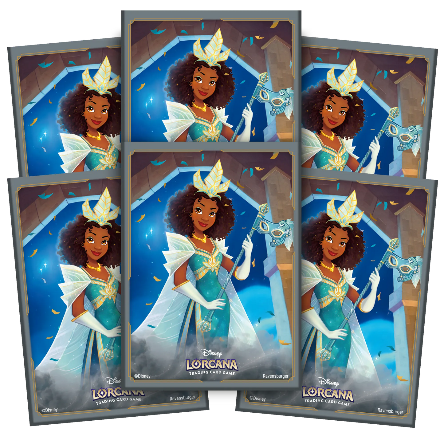 Disney Lorcana - Tiana - 65 Kartenhüllen Matte Finish - Standardgröße 66 x 91 mm
