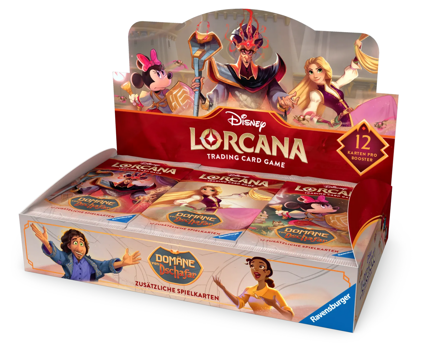 Disney Lorcana Dschafar Booster Display Box 24 Packs Deutsch
