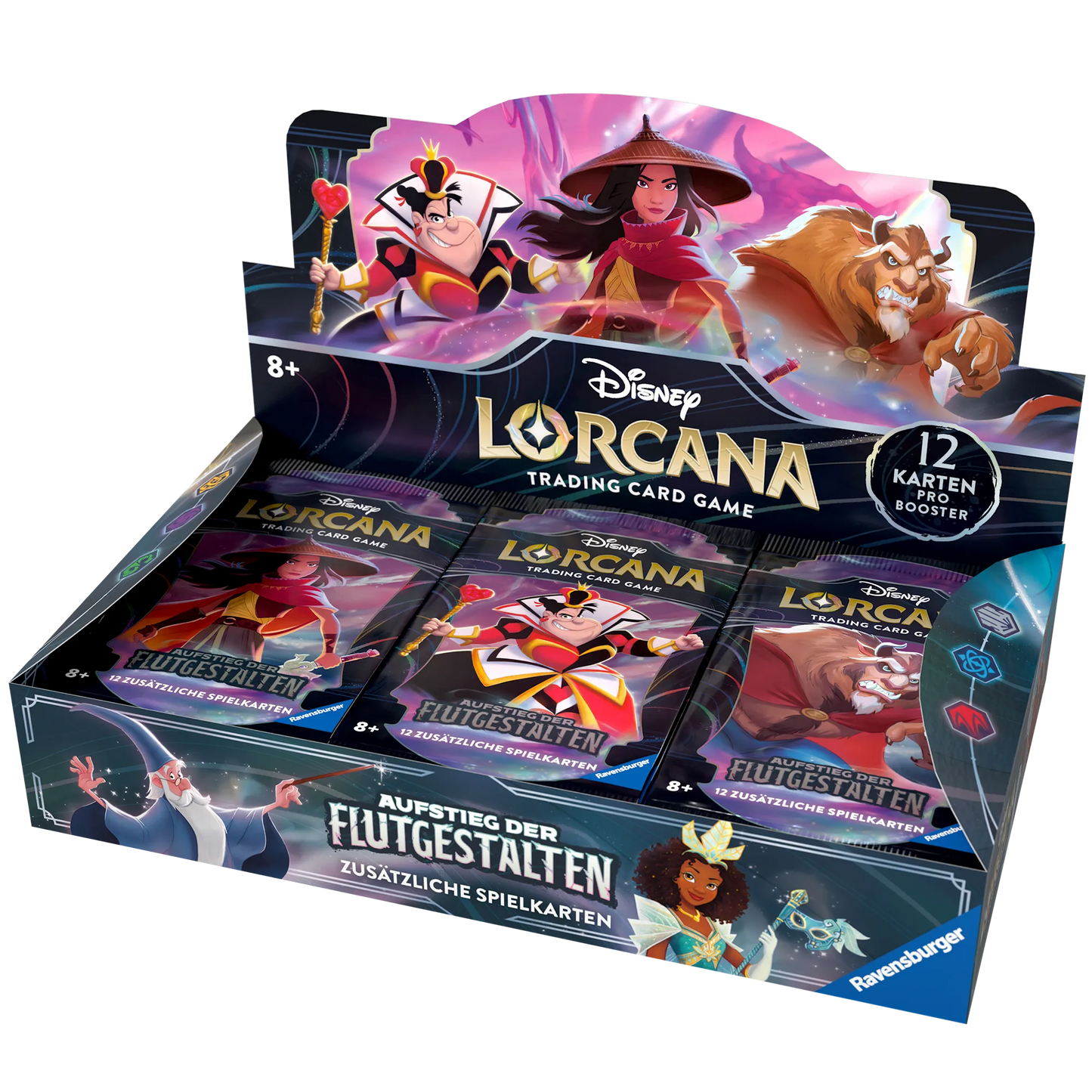 Disney Lorcana - Aufstieg der Flutgestalten Booster Display - 24 Booster - Deutsch