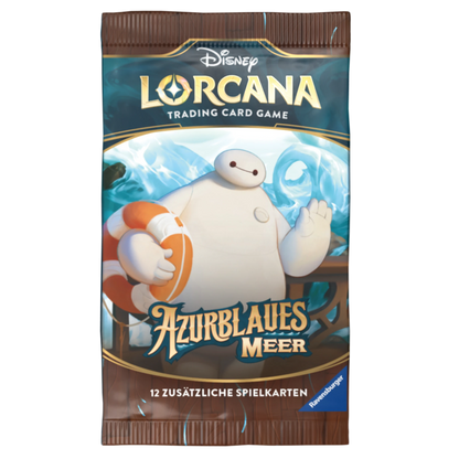 Disney Lorcana - Azurblaues Meer - 1 Booster - Deutsch