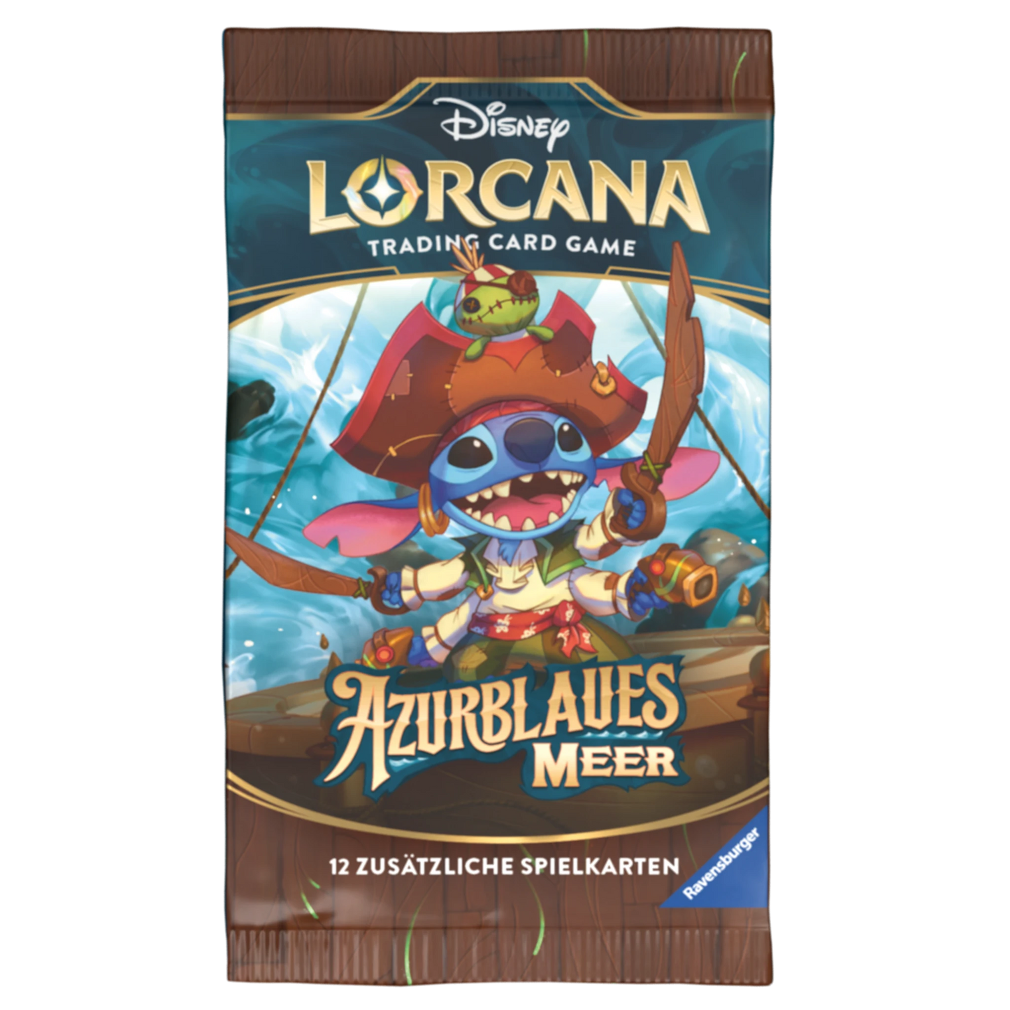 Disney Lorcana - Azurblaues Meer - 1 Booster - Deutsch