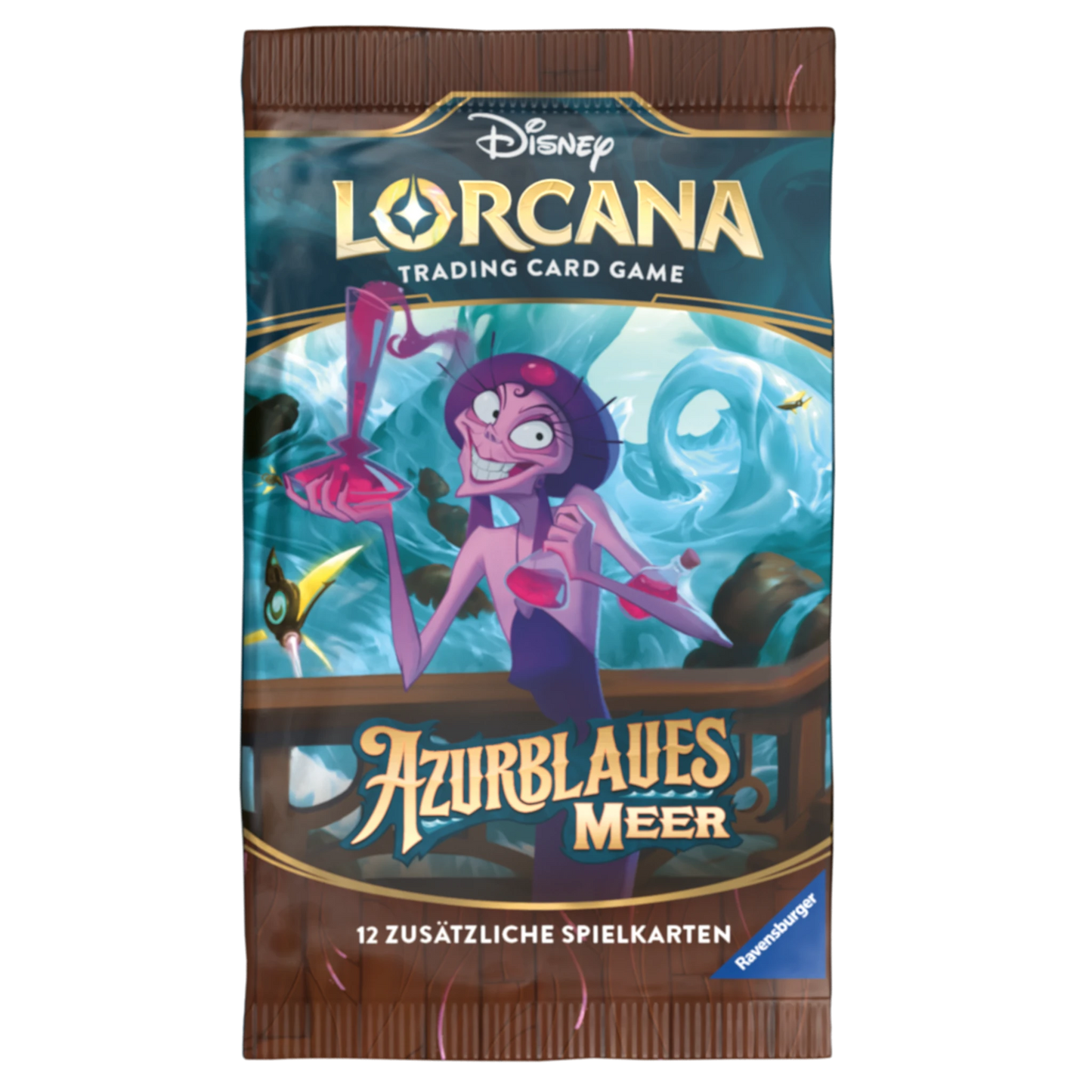 Disney Lorcana - Azurblaues Meer - 1 Booster - Deutsch