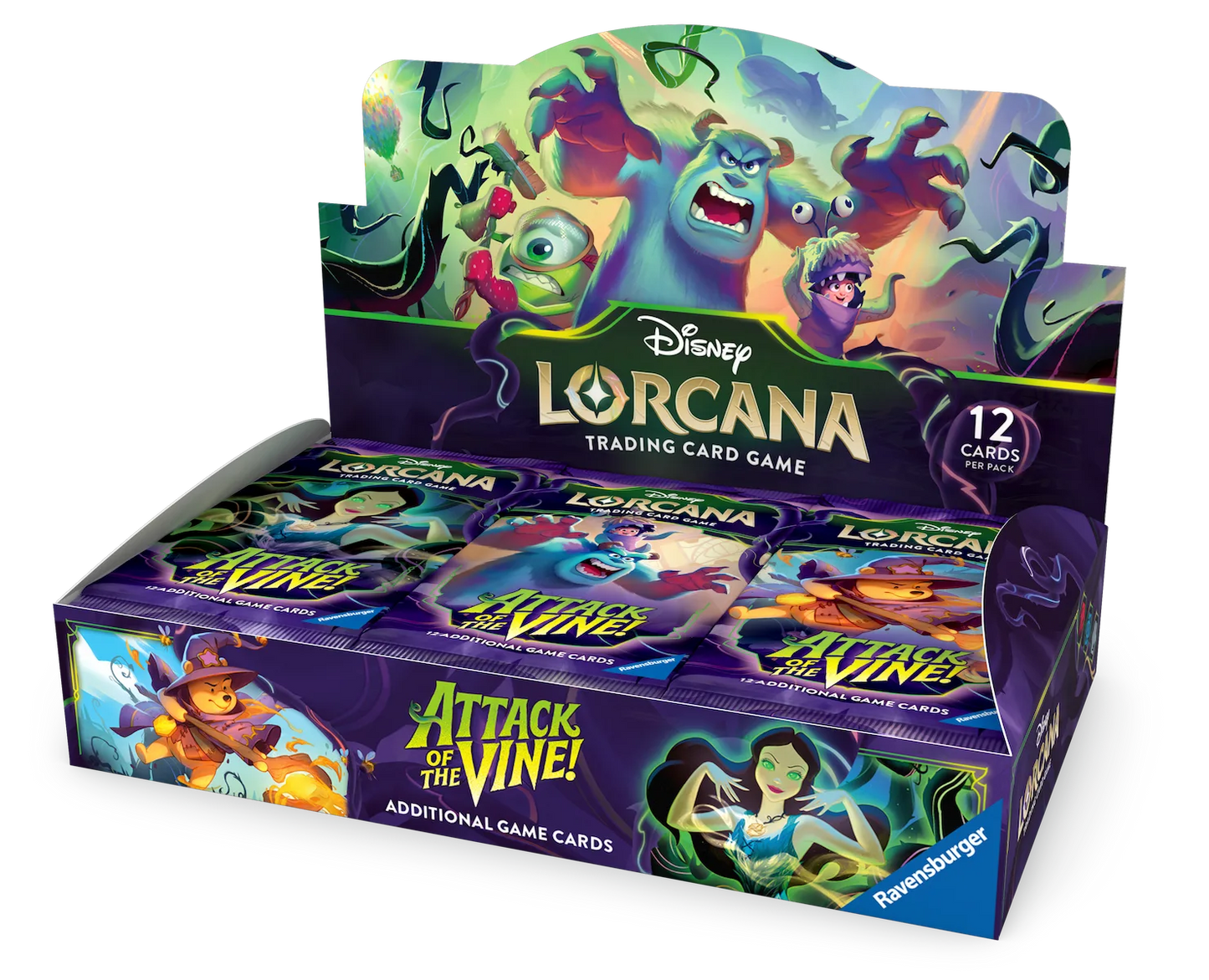 Disney Lorcana - Attack of the Vine! Booster Display - 24 Booster - Englisch