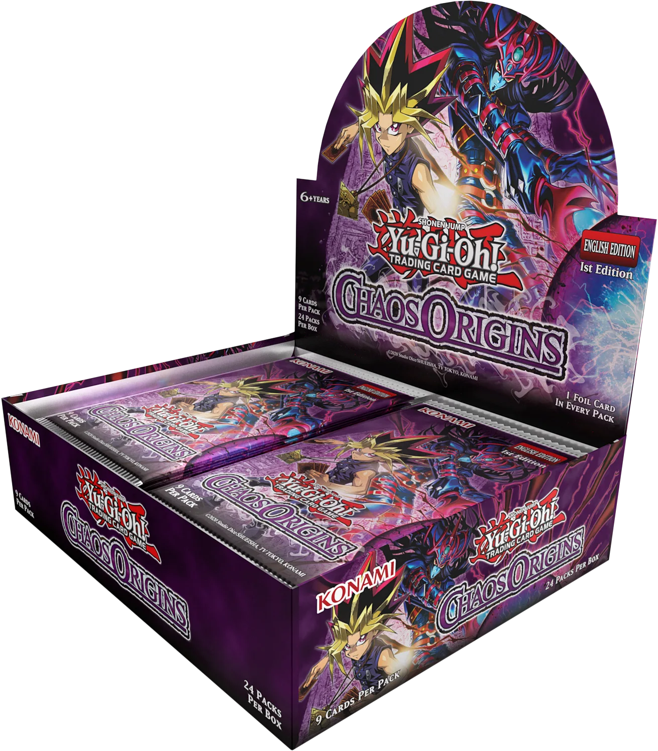 Yu-Gi-Oh! - Chaos Origins Booster Display - 1.Auflage - 24 Booster - Englisch