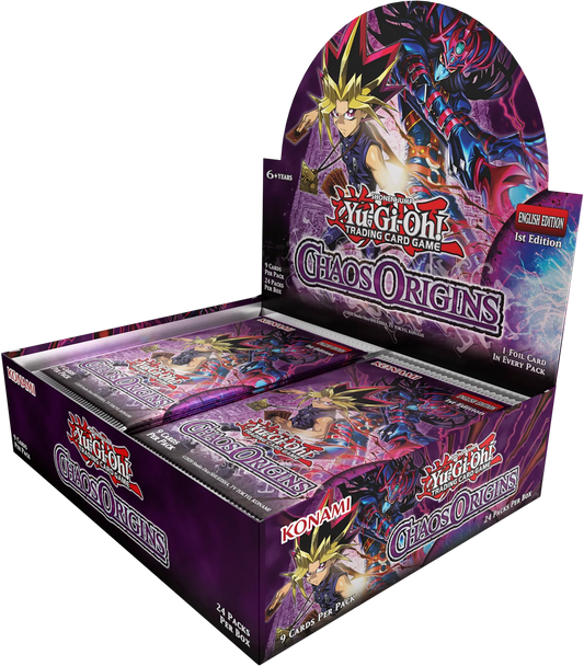 Yu-Gi-Oh! - Chaos Origins Booster Display - 1.Auflage - 24 Booster - Englisch
