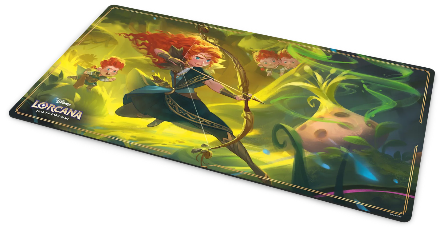 Disney Lorcana - Offizielle Spielmatte: Merida - Begabte Bogenschützin - 61 x 34,3 cm