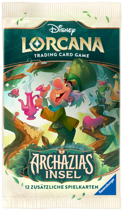 Disney Lorcana Archazias Insel Booster Deutsch Der Verrückte Hutmacher The Mad Hatter