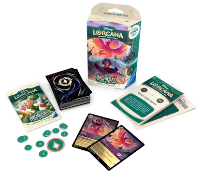 Disney Lorcana Archazias Insel Starter Deck Amethyst & Steel Englisch Jafar Jago