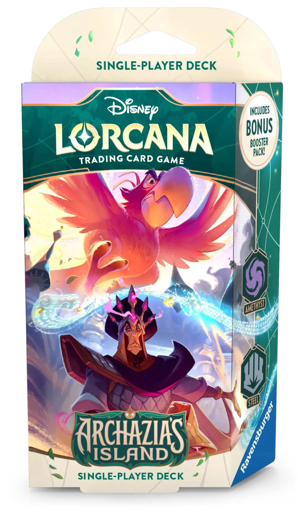 Disney Lorcana Archazias Insel Starter Deck Amethyst & Steel Englisch Jafar Jago