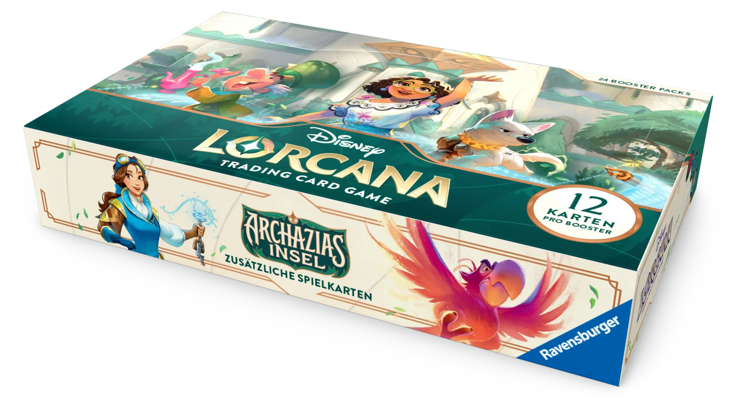 Disney Lorcana Archazias Insel Booster Display Deutsch 