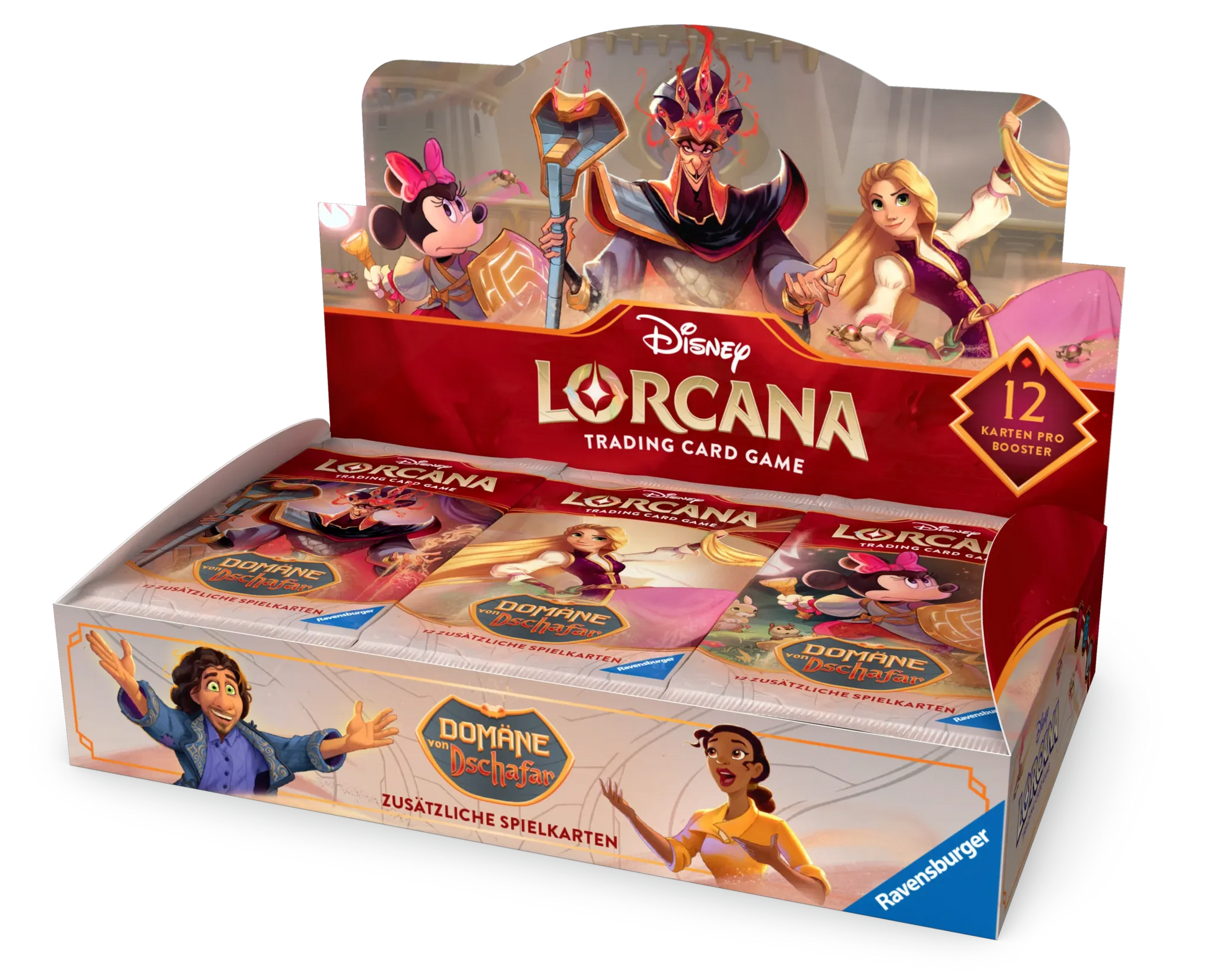 Disney Lorcana Dschafar Booster Display Box 24 Packs Deutsch

