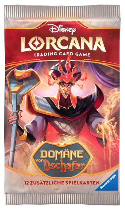 Disney Lorcana Domäne von Dschafar Booster Deutsch Jafar 