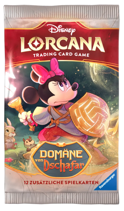 Disney Lorcana Domäne von Dschafar Booster Deutsch Minnie Maus