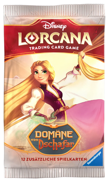 Disney Lorcana Domäne von Dschafar Booster Deutsch Rapunzel 