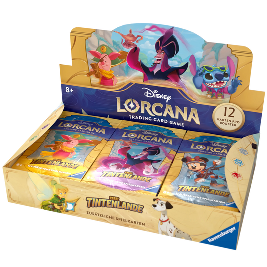 Disney Lorcana - Die Tintenlande Booster Display - 24 Booster - Deutsch