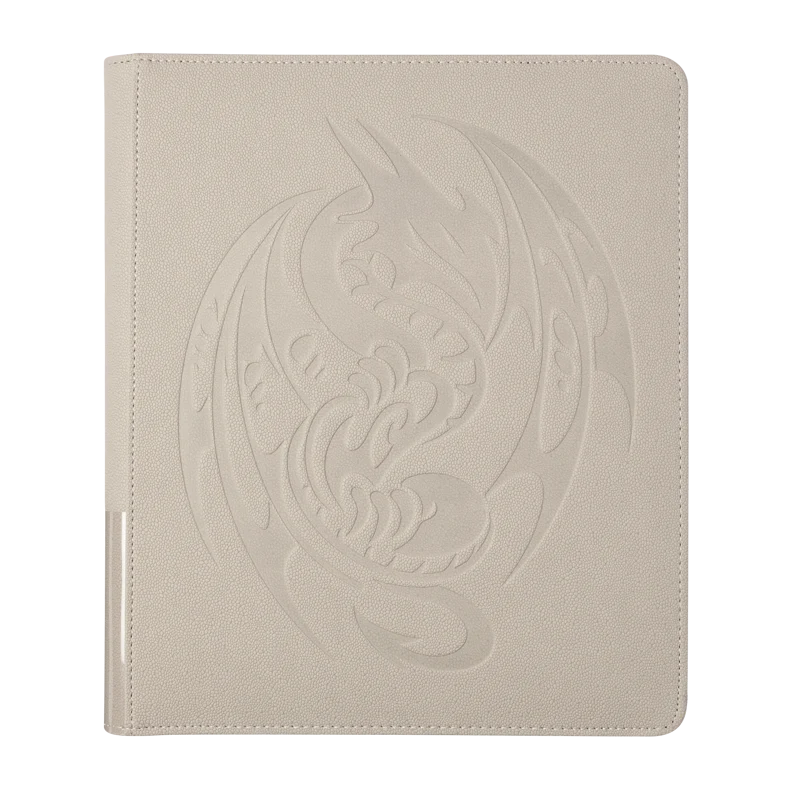 Dragon Shield - Card Codex 360 Sammelkarten-Ordner - Ashen White (Eschenweiß)