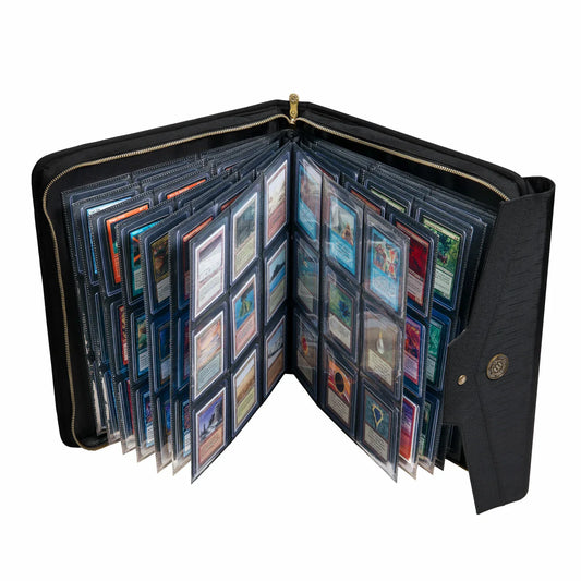 ENHANCE - Standard Toploader Binder 252 Sammelkarten-Ordner - Schwarz