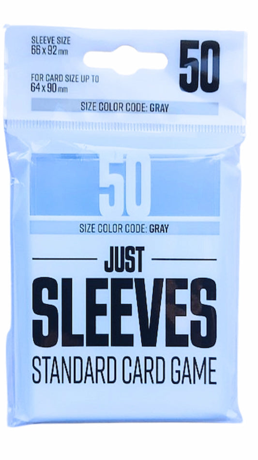 Just Sleeves - Durchsichtig - 50 Hüllen - Standardgröße 66 x 92 mm