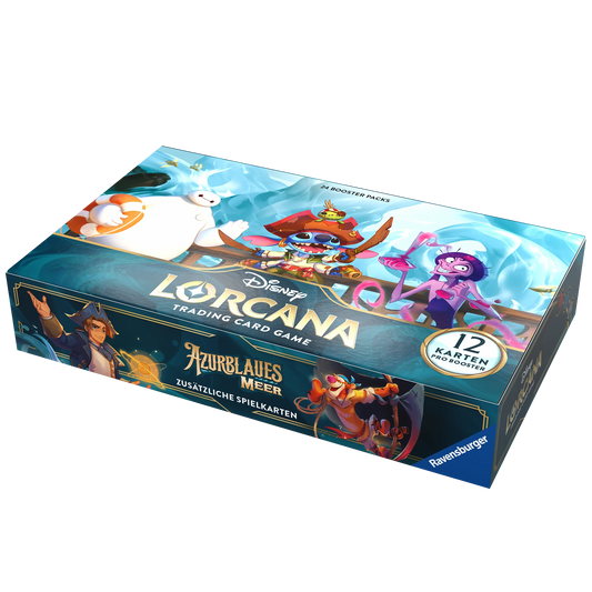 Disney Lorcana - Azurblaues Meer Booster Display - 24 Booster - Deutsch