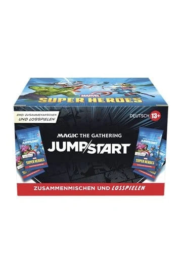 Magic: The Gathering - Marvel Super Heroes Jumpstart Booster Display - 24 Booster - Deutsch