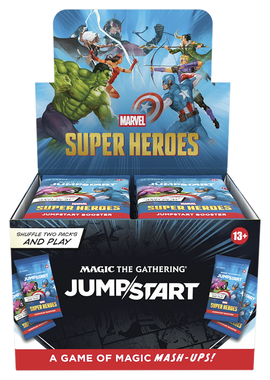 Magic: The Gathering - Marvel Super Heroes Jumpstart Booster Display - 24 Booster - Englisch