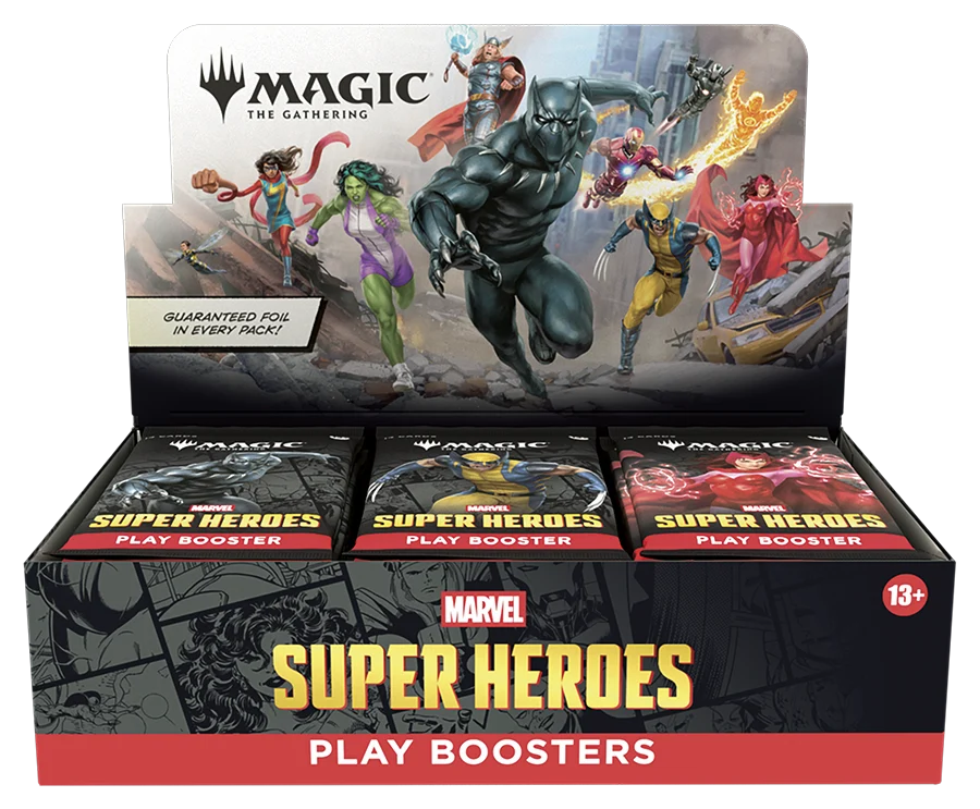 Magic: The Gathering - Marvel Super Heroes Play Booster Display - 30 Booster - Englisch