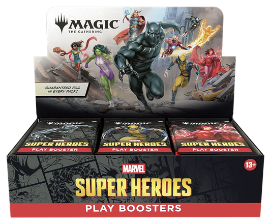 Magic: The Gathering - Marvel Super Heroes Play Booster Display - 30 Booster - Englisch