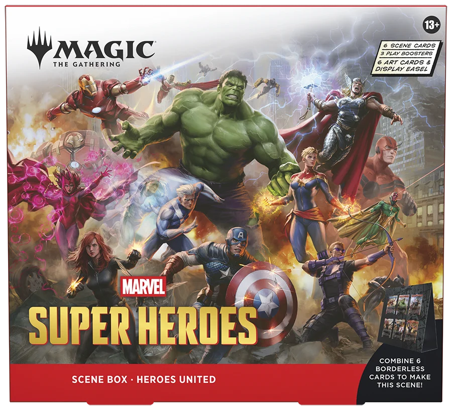 Magic: The Gathering - Marvel Super Heroes - Heroes United Scene Box - Englisch