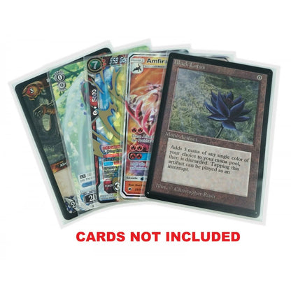 Arkero-G Matt Card Sleeves - Durchsichtig - 50 Hüllen - Standardgröße 66 x 91 mm