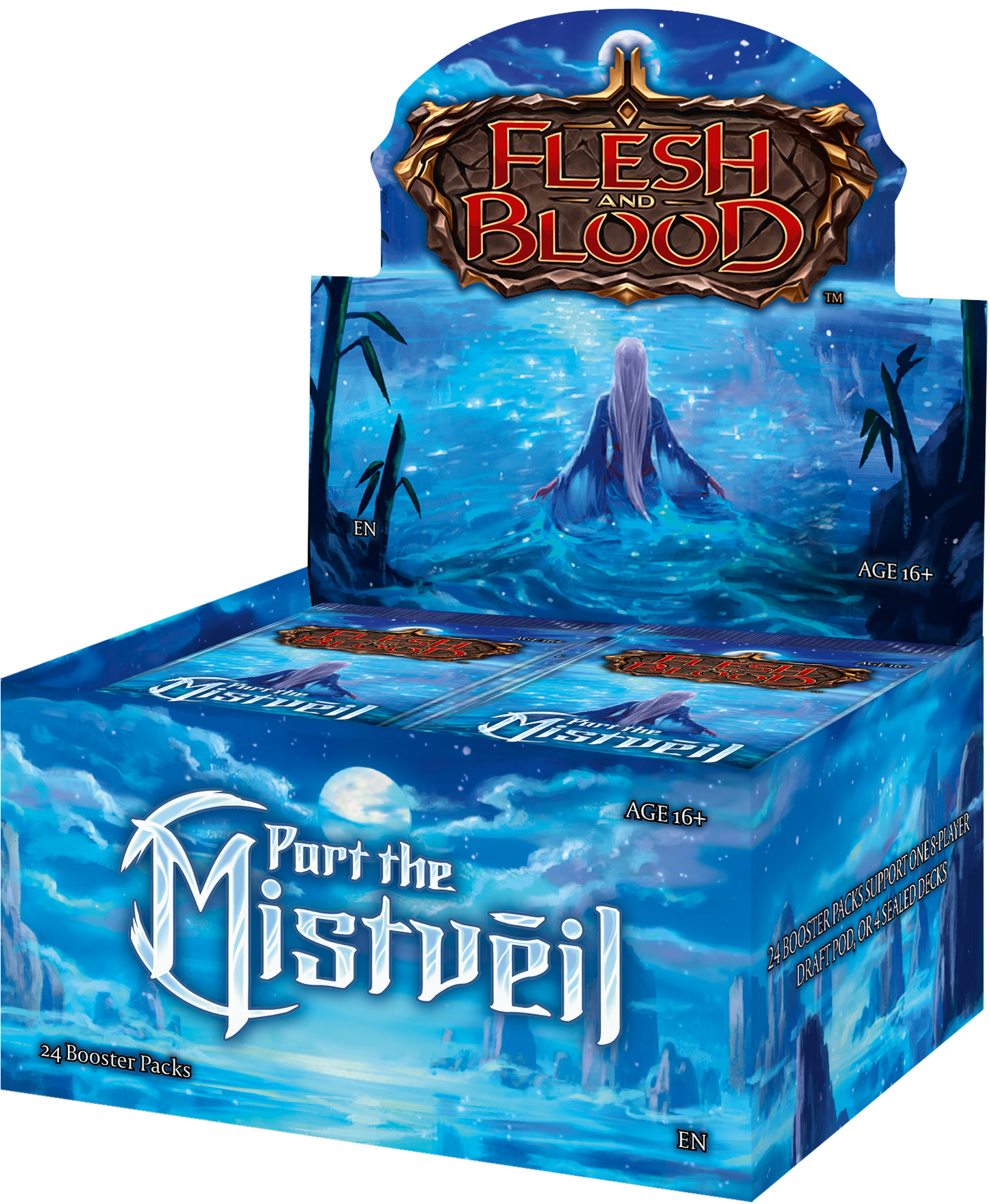 Flesh and Blood TCG - Part the Mistveil Booster Display - 24 Booster - Englisch