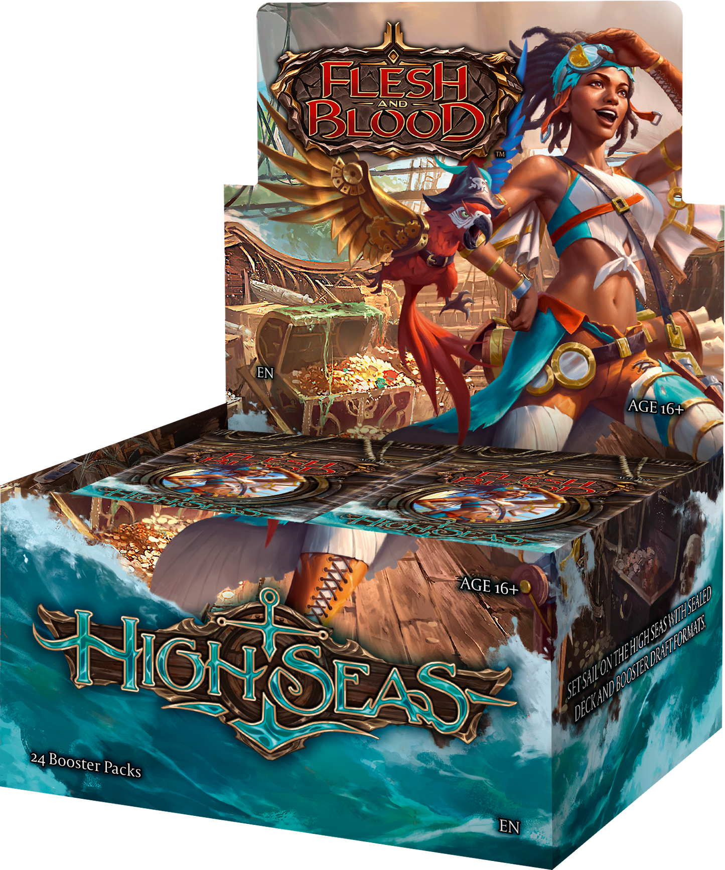 Flesh and Blood TCG - High Seas Booster Display - 24 Booster - Englisch