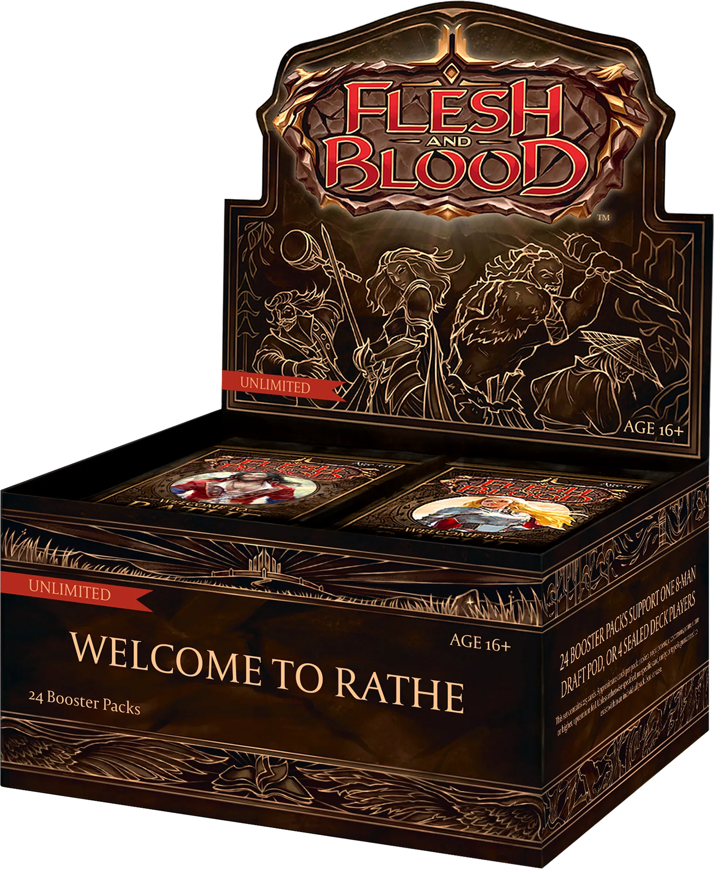 Flesh and Blood -  Welcome to Rathe Unlimited Booster Display - 24 Booster - Englisch