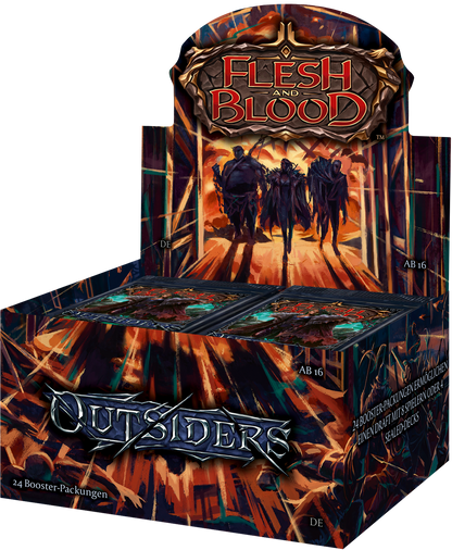 Flesh and Blood TCG - Outsiders Booster Display - 24 Booster - Deutsch